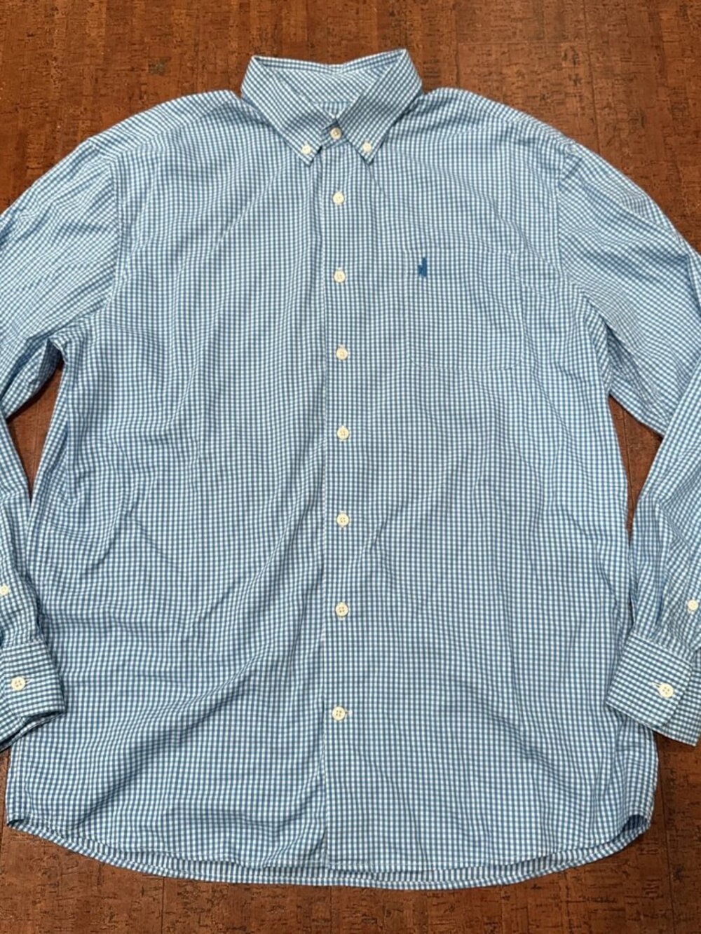 Johnnie O Performance Large Check Long Sleeve Button Down Shirt